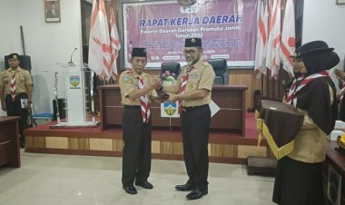 Ka. Mabida Jambi Buka Rakerda Kwarda Gerakan Pramuka Jambi Tahun 2022