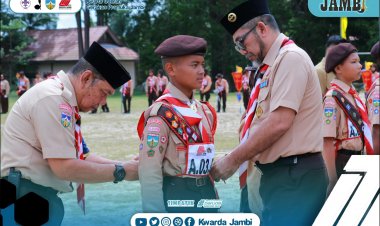 Lomba Tingkat (LT) IV Kwarda Jambi Tahun 2022 resmi dibuka