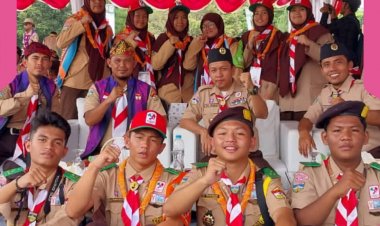 Ka. Kwarda Jambi menghadiri Kemah Nasional V SAKO PRAMUKA SIT Tahun 2023