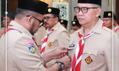 Pelantikan Pengurus Mabicab, Kwarcab, LPK dan DKC Kota Jambi Masa Bakti 2022-2027