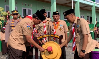 Waka Mabicab Gerakan Pramuka Tanjung Jabung Barat Buka Kegiatan Raimuna Cabang Tahun 2023