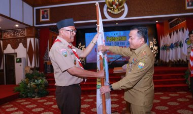 Gubernur Lepas Kontingen Daerah Jambi, IkutiLT V Tahun 2023 di Buper Cibubur