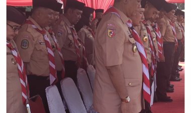 Ka. Kwarda Gerakan Pramuka Jambi,   hadiri Pembukaan LT-V TAHUN 2023