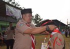 Ketua Majelis Pembimbing Gugus Depan Pangkalan MTs Negeri 4 Sarolangun Buka Perkemahan PTP Tahun 2023