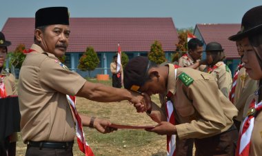 Kamabigus Pangkalan SMA N 14 Sarolangun  Buka Secara Resmi Kegiatan Penerimaan Tamu Ambalan Tahun 2023