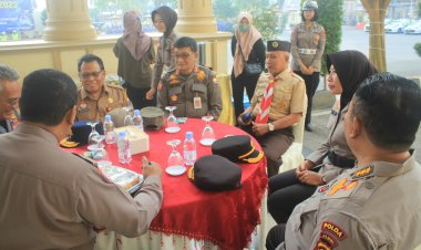 Ka. Kwarda Jambi Hadiri Apel Gelar Pasukan  Operasi Zebra 2023 Polda Jambi