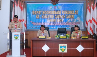Rakor Pusdiklat se-Kwarda Jambi Tahun 2024, Ciptakan Tenaga Pendidik Kepramukaan yang Handal