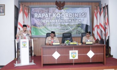 Rapat Koordinasi Dewan Kehormatan se-Kwarda Jambi Tahun 2024 