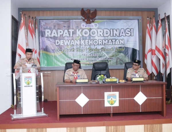 Rapat Koordinasi Dewan Kehormatan se-Kwarda Jambi Tahun 2024 