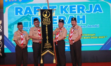 Rakerda Jambi Tahun 2024, dihadiri Ka. Kwarnas Gerakan Pramuka