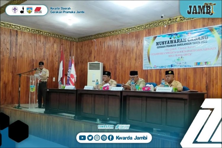 Muscab Gerakan Pramuka Sarolangun Tahun 2022