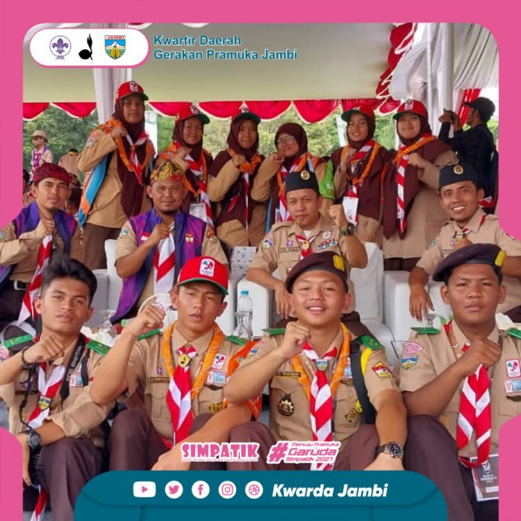 Ka. Kwarda Jambi menghadiri Kemah Nasional V SAKO PRAMUKA SIT Tahun 2023