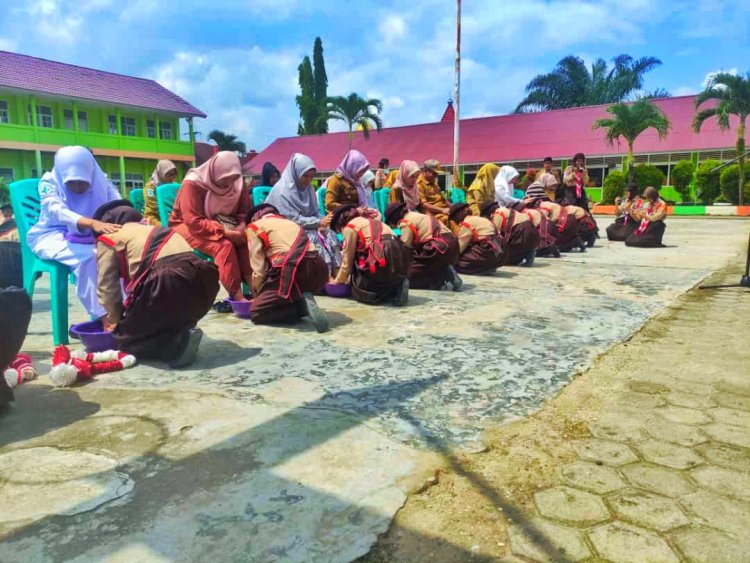 Ka.Kwarda Gerakan Pramuka Jambi Hadiri Pengukuhan Pramuka Garuda Golongan Penggalang di Kwarcab Merangin