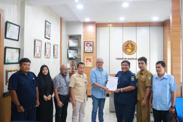 Ka. Kwarda Jambi menerima Audiensi Pengurus Daerah Gerakan Untuk Kesejahteraan Tunarungu Indonesia Provinsi Jambi