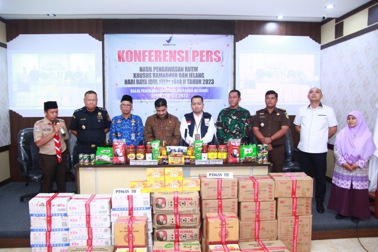 Kwarda Jambi Apresiasi Pengawasan Rutin yang dilakukan BPOM di Jambi