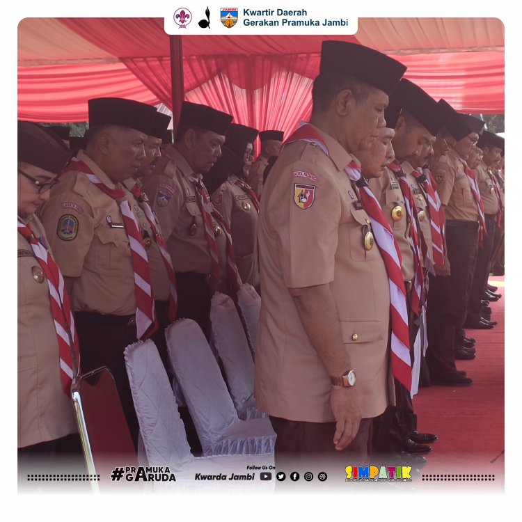 Ka. Kwarda Gerakan Pramuka Jambi, hadiri Pembukaan LT-V TAHUN 2023