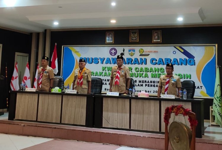 Kamabicab Merangin Buka Kegiatan Musyawarah Cabang Gerakan Pramuka Merangin