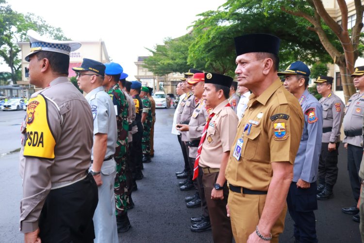 Ka. Kwarda Hadiri Apel Gelar Pasukan Operasi Keselamatan Siginjai 2024