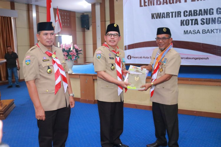 Ka. Kwarda Jambi Lantik Pengurus Mabicab Kota Sungai Penuh
