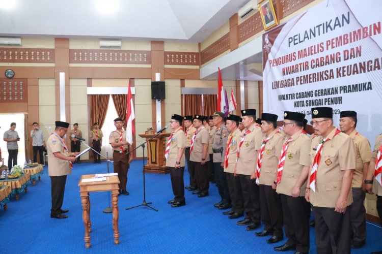 Ka. Kwarda Jambi Lantik Pengurus Mabicab Kota Sungai Penuh