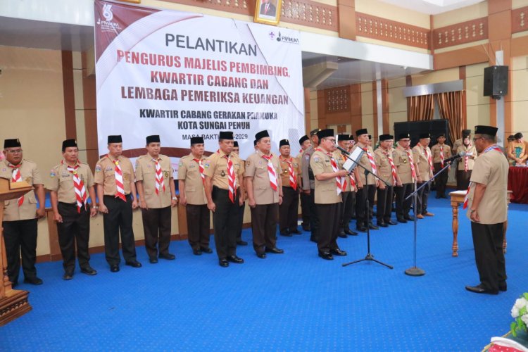 Ka. Kwarda Jambi Lantik Pengurus Mabicab Kota Sungai Penuh