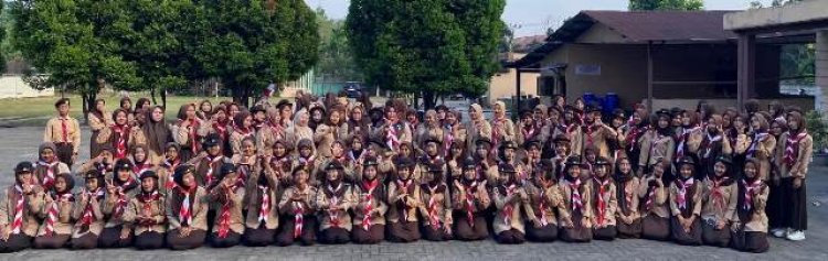 Harus Percaya, Upacara Hari Pramuka Ke-63 Di Gudep ini, Lebih Rame Pramuka Puterinya