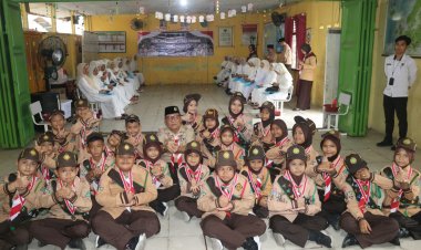 Pengukuhan Pramuka Siaga Garuda Pangkalan SD Negeri 023 Kota Jambi