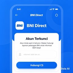 Akun BNI Direct Mobile Token terkunci