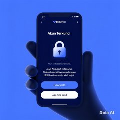 Cara buka kunci akun Token BNI Direct