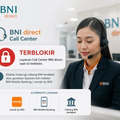 Cara aktifasi user BNIdirect mobile Token terkunci